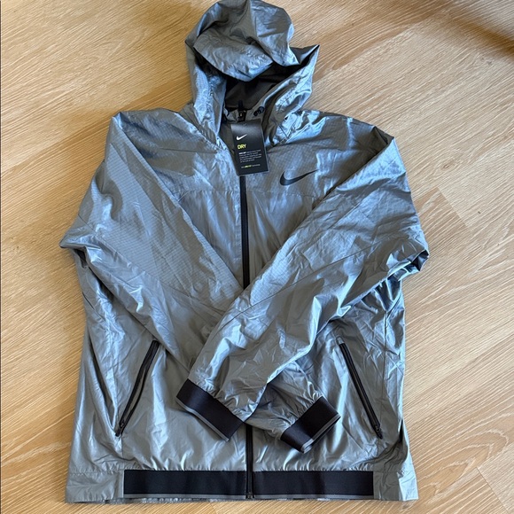Nike Other - Nike Men's Silver Windbreaker Jacket